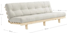 Variabilná pohovka Karup Design Lean Raw Beige