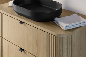 Comad Kúpeľňová skrinka pod umývadlo set Ovalia Cremona 120 dub cremona