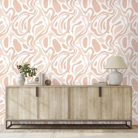 Fototapeta organické béžové vlny