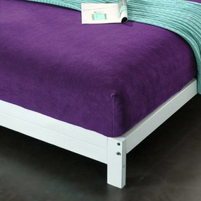 Plachta mikroplyš SOFT 90x200 cm tmavo fialové
