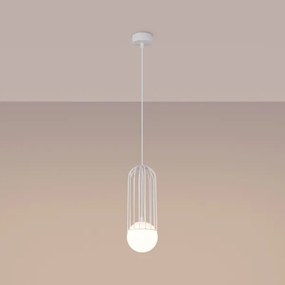 Sollux SL.1331 - Luster na lanku BRINA 1xG9/8W/230V biela