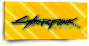 Sablio Obraz Cyberpunk 2077 Žltý - 110x50 cm