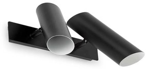 FARO 29876 - Nástenné bodové svietidlo LINK 2xGU10/11W/230V čierna