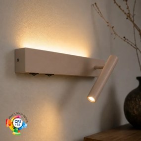 BRILAGI - LED nástenné bodové svietidlo ARLIX LED/3W/230V + LED/7W béžová CRI 90