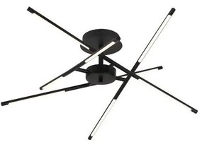 Rabalux 71338 - LED Prisadený luster HENLI2 LED/40W/230V 3000K čierna