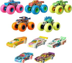 Sada autíčok Mattel HCB57 Hot Wheels Monster Trucks