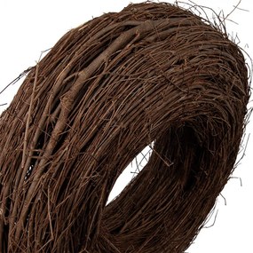 Prírodný hnedý prútený brestový veniec Elm L - Ø 50*14 cm