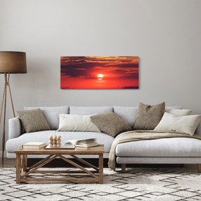 Obraz farebného slnka (120x50 cm)
