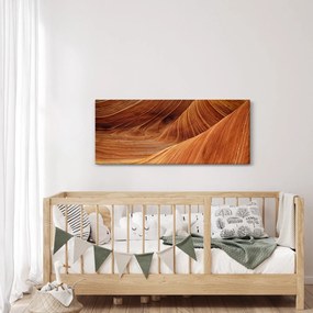 Obraz - Červený piesok (120x50 cm)