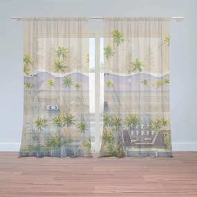 Sablio Záclony Pobrežie: 2ks 150x250cm