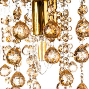 Globo 63040545 - Stropné svietidlo LONDON 5xE14/40W/230V pr. 46 cm zlatá