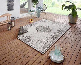 Obojstranný koberec Hanse Home Twin Supreme Cebu čierny / krémový