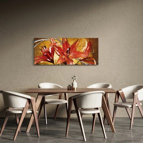 Obraz kvetov ľalií (120x50 cm)