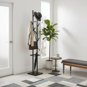 Stojanový vešiak CERES čierny