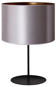 Duolla Duolla - Stolná lampa CANNES 1xE14/15W/230V 20 cm strieborná/medená/čierna DU602983
