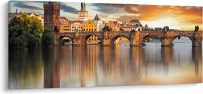 Obraz - Praha (120x50 cm)