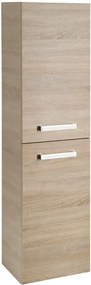 Aqualine Aqualine, VEGA Skrinka vysoká s košom 40x150x31cm, dub platin, VG960
