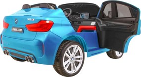 Ramiz SUV BMW X6M XXL pre 2 deti Modrá farba + diaľkové ovládanie