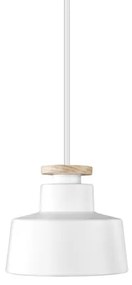 TRILUM  Závesné svietidlo KILT Pico,1xGU10, 230VAC, D150x130mm, biela+jaseň
