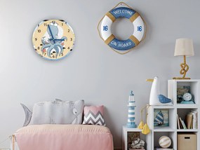 Dětské nástěnné hodiny Mirro Chobotnice 30 cm vícebarevné