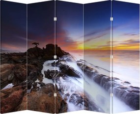 Paraván - Hora v hmle (210x170 cm)