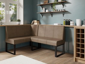 Rohová lavica Bernio 140x200 (tmavobéžová) (L). Akcia -20%. Vlastná spoľahlivá doprava až k Vám domov. 1129864