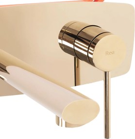 Rea Oval, podomietková umývadlová batéria, zlatá lesklá, REA-B5125