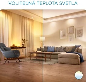 Philips WiZ Tunable white 8718699786731 LED žiarovka Filament Globe E27 6,5W/470lm G200 2700-6500K