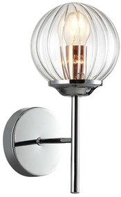 Candellux Chrómové nástenné svietidlo Best pre žiarovku E14 21-67234