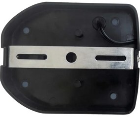 LED solárny reflektor TOMI LED/10W/7,4V 1800 mAh IP44 čierny s čidlom