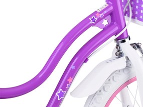 Detský bicykel STAR GIRL 14 RoyalBaby RB14G-1 - fialový