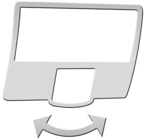 Steinel 012076 - Vonkajšie svietidlo s čidlom XLED curved LED/10,5W/230V IP44