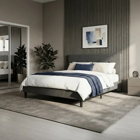 Manželská posteľ sivá 160x200 cm BED-M160 GREY2