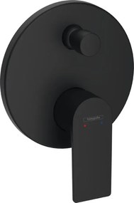 Hansgrohe Rebris E, vaňová batéria pod omietku pre iBox universal, čierna matná, HAN-72468670