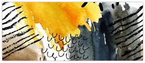Obraz - Abstraktný akvarel (120x50 cm)
