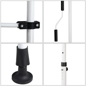 InternetovaZahrada Markíza 400 cm - oranžová/modrá