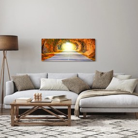 Obraz - Brána z korún stromov (120x50 cm)
