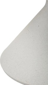 Odkladací stolík biely 42 cm mramor/biely