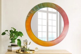 Okrúhle ozdobné zrkadlo na stenu Hypnotická špirála fi 60 cm