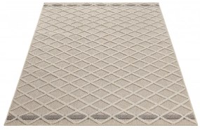 Ayyildiz, Kusový koberec Patara 4953 Beige – na von aj na doma, 200x290, béžová, chodba / predsieň