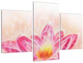 Obraz lotusového kvetu (90x60 cm)
