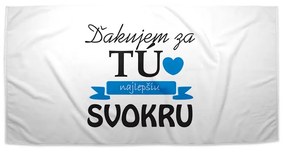 Sablio Uterák Ďakujem za tú najlepšiu svokru - 30x50 cm