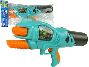 LEAN TOYS Vodná pištoľ  s dinosaurami 1100ml zeleno-oranžová