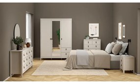 Sivobéžový nočný stolík Madrid – Tvilum