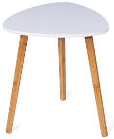 Biely konferenčný stolík Bonami Essentials Viby, 40 x 40 cm