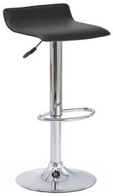 Barová stolička 84x40 cm čierna/chróm