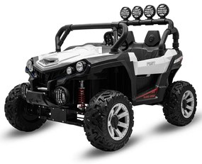Baby Mix Detské elektrické autíčko Buggy Road 4 x4, biele