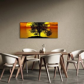 Obraz siluety stromu (120x50 cm)