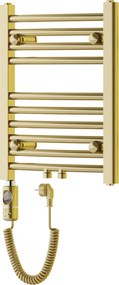 Mexen Ares, elektrické vykurovacie teleso 500 x 400 mm, 300 W, zlatá lesklá, W102-0500-400-2300-50