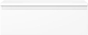 Mexen Orio, kúpeľňová skrinka 70 cm s hornou časťou, 1 zásuvka, biela matná, 91A10-07023-1-BFC01